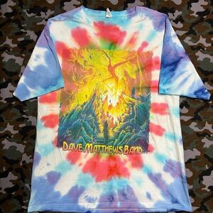 2022 Dave Matthew’s band tie dye tour shirt size medium